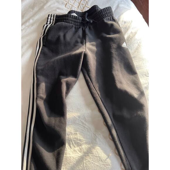 Adidas 3 Stripes Drawstring Waist Jogger Sweatpants - Picture 6 of 14